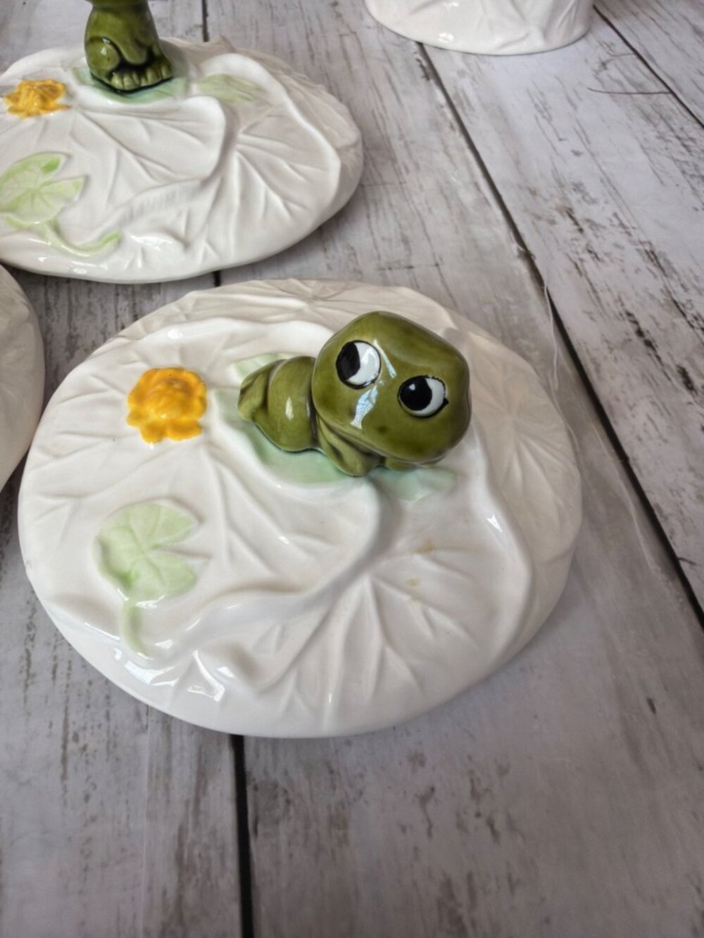 Sears Neil the Frog 3-Piece Canister Set Vintage 1979 w/Lids - Minor Flaws - Picture 14 of 16